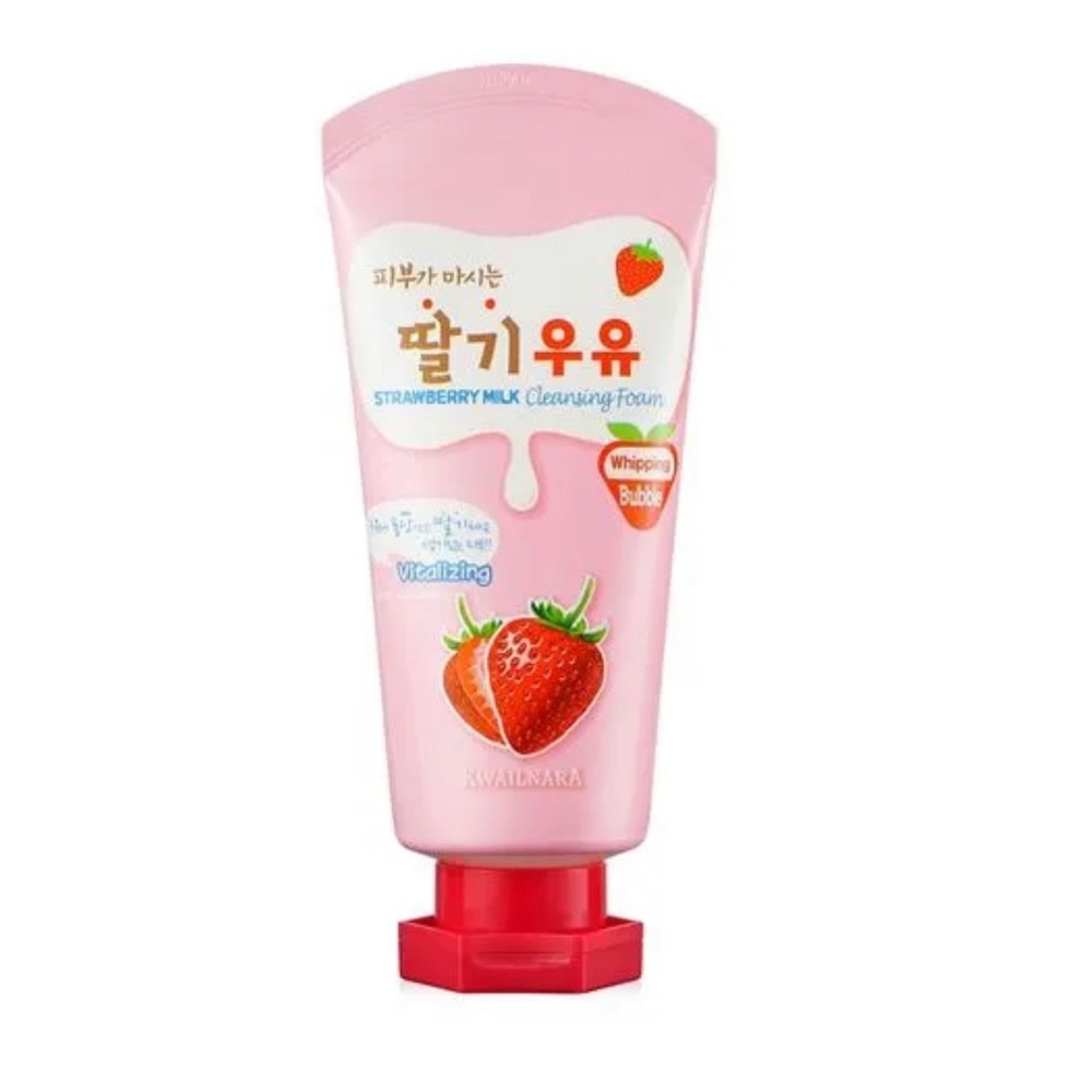 Brand new. Kwailnara Strawberry Milk Cleansing Foam